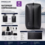 25L Vacuum Compression Storage Bag – Waterproof Travel Organizer with Electric Pump, Space-Saving Packing Solution